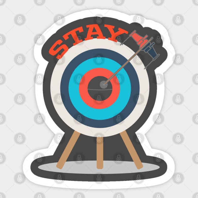 Stay on Target! Sticker by wanderlust untapped